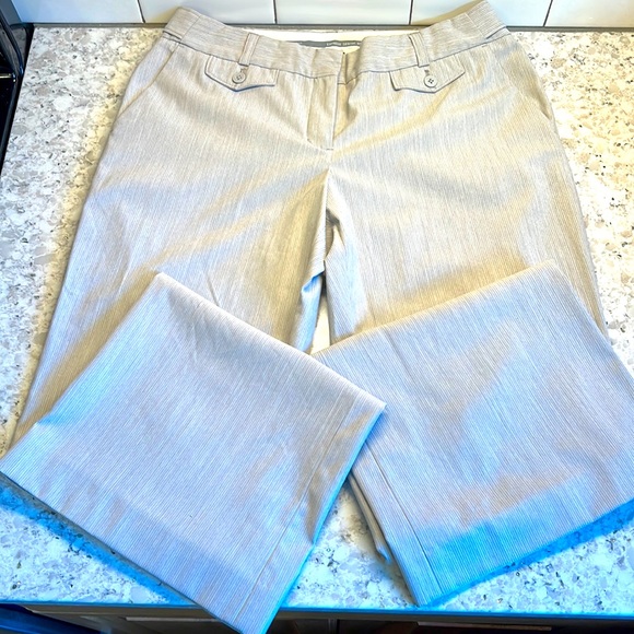 Like New Express Editor Light Gray with Pinstripes • Size 8R - Picture 1 of 4